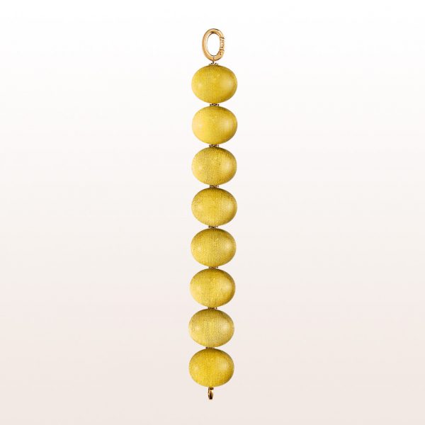 Bracelet with citrine cabochons in 18kt yellow gold