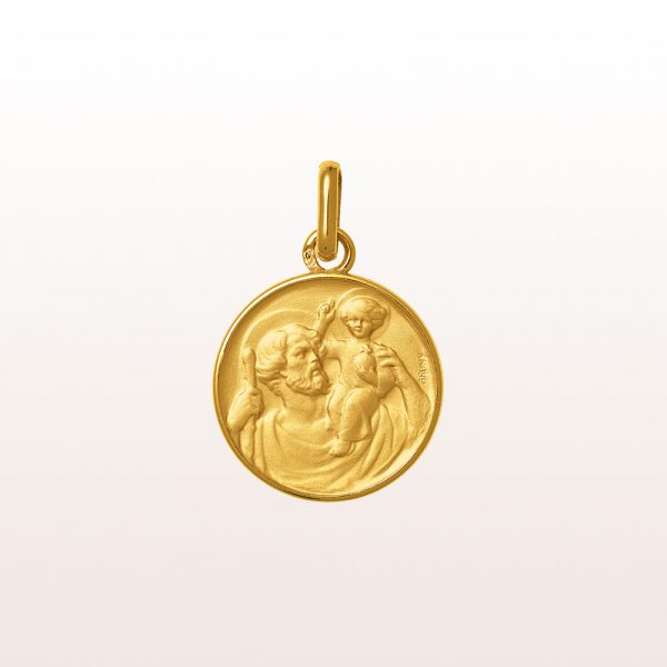 Pendant "Heiliger Christopherus" (engl. Saint Christopher) in 18kt yellow gold
