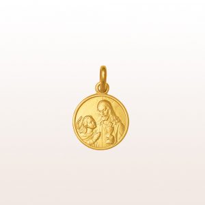 Pendant "Heilige Kommunion" (engl. Holy Communion) in 18kt yellow gold 