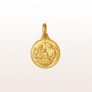 Pendant "Heilige Taufe" (engl. holy baptism) in 18kt yellow gold 