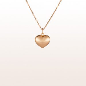 Heart-pendant out of 18kt rose gold