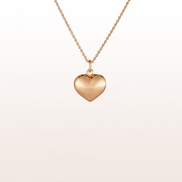 Heart-pendant out of 18kt rose gold